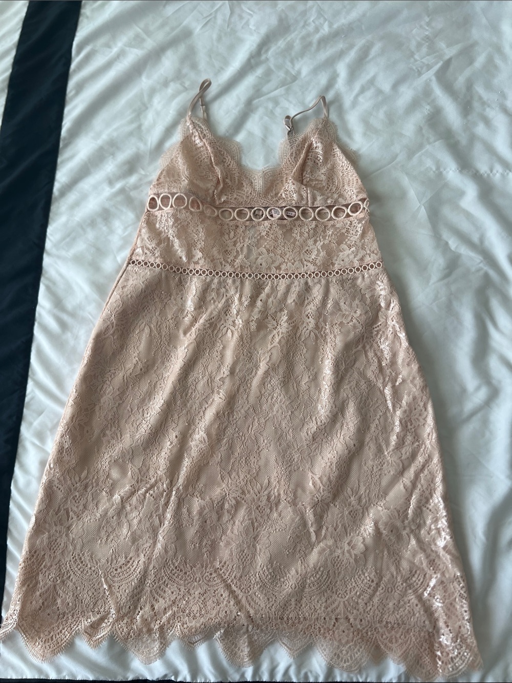 Victoria's Secret Blush Lace Chemise Slip